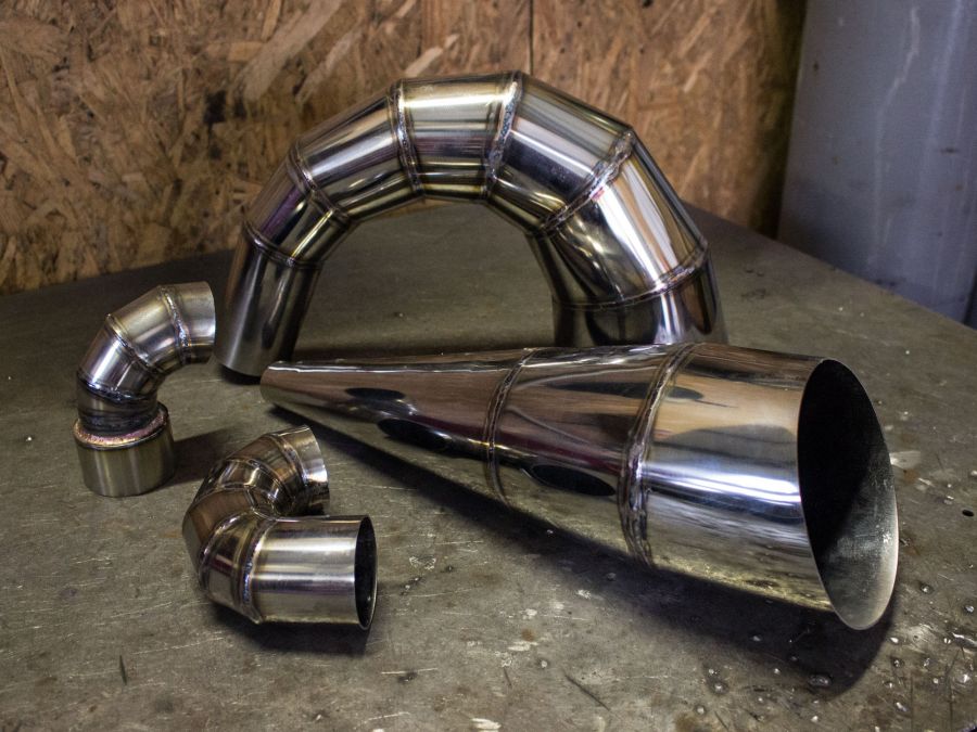 Vespa Rennauspuff - Sonderanfertigungen