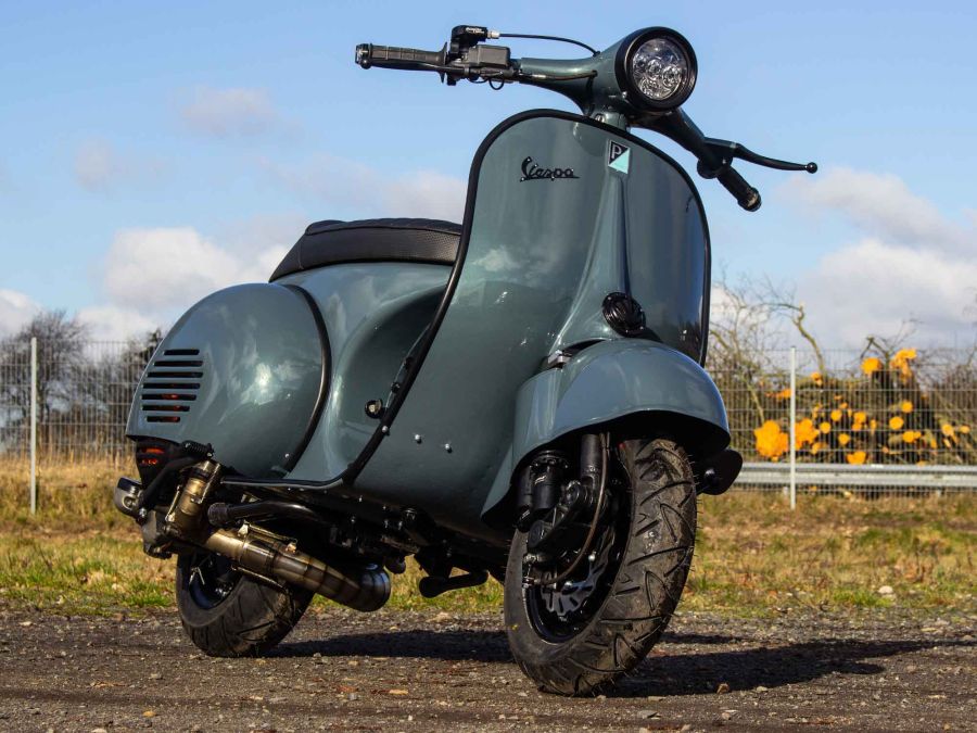 Vespa GS 244 Conversion Sage Green
