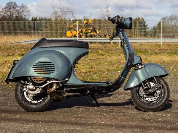 Vorschau: Vespa GS 244 Conversion Sage Green Vorschau: Vespa GS 244 Conversion Sage Green