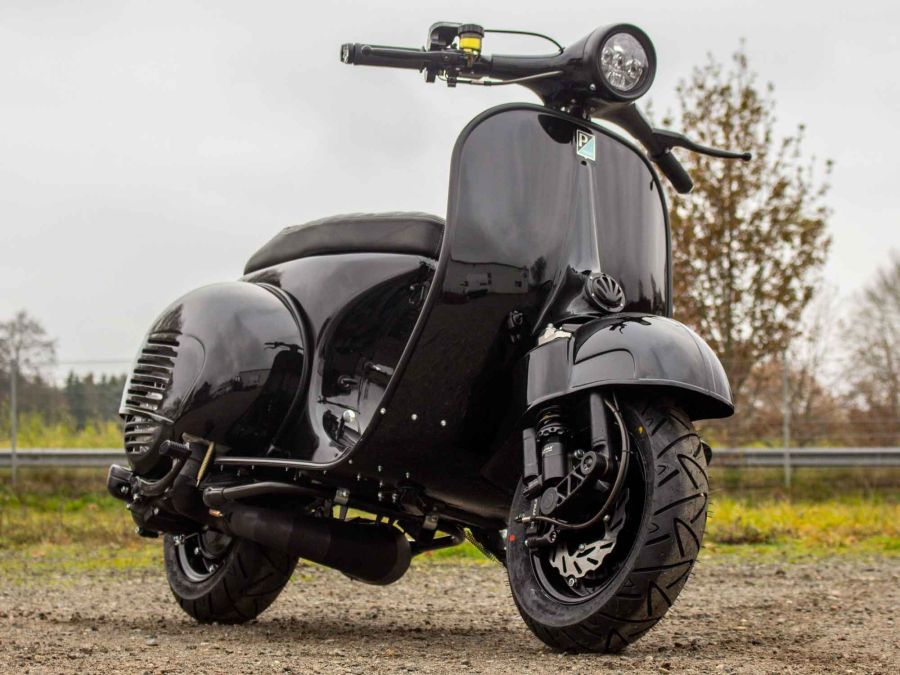 Vespa VNB 244 Nero Daytona Metallic