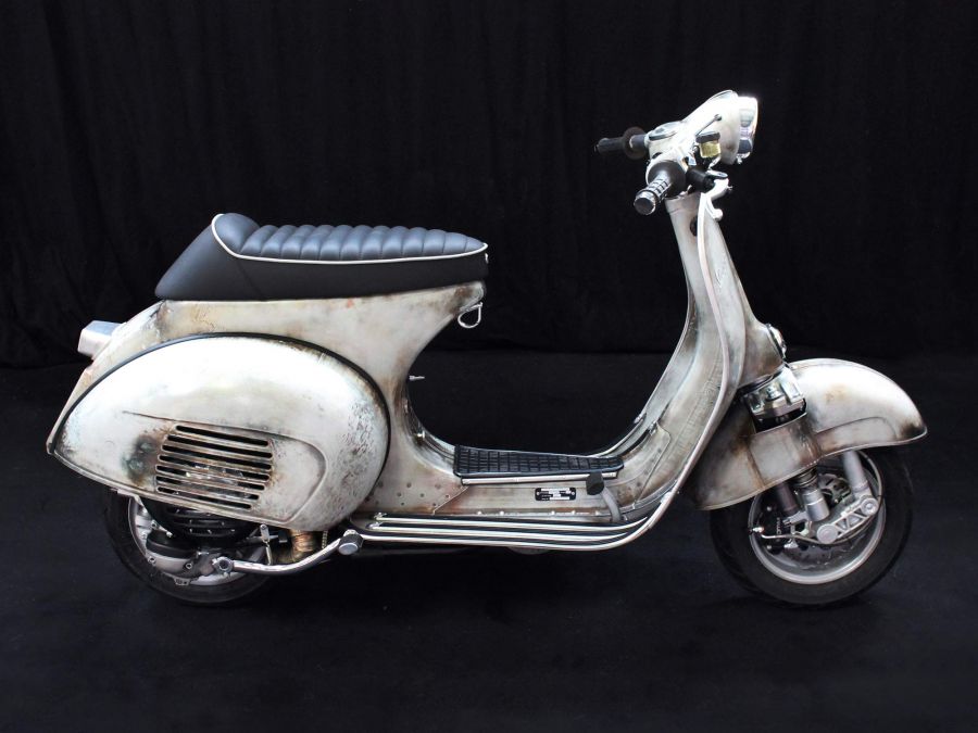 Custom Vespa VNB 260 Grigio Rawstyle