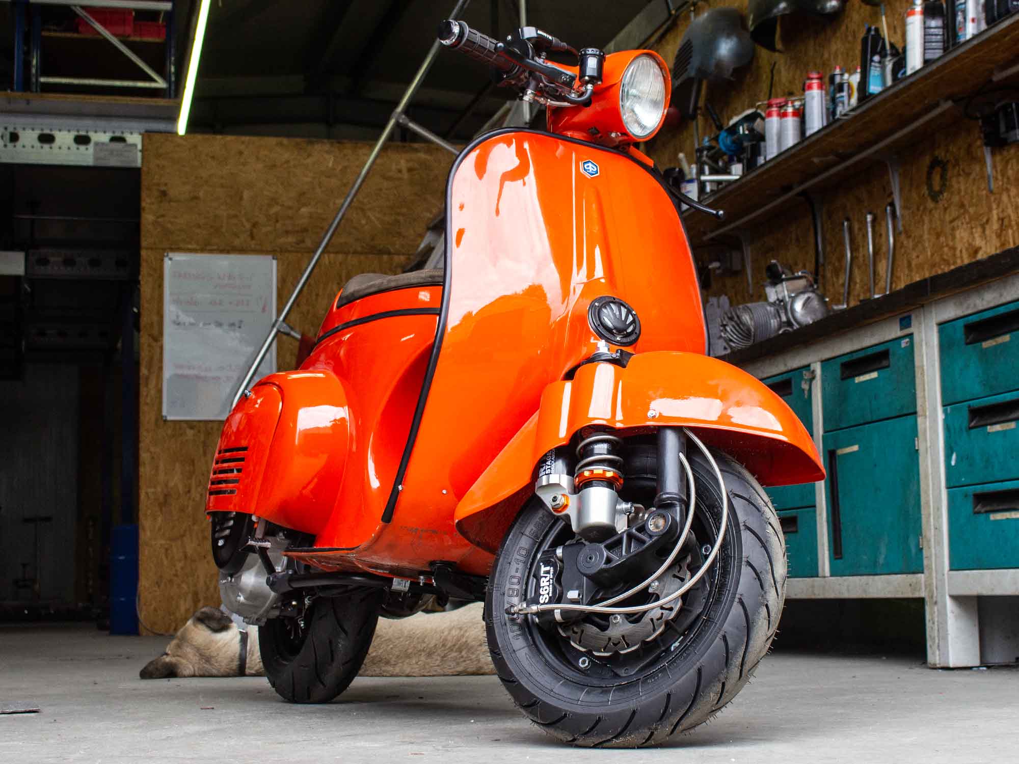 Vespa 200N Orange | Work in Progress | CUSTOM VESPA | Scooter & Service