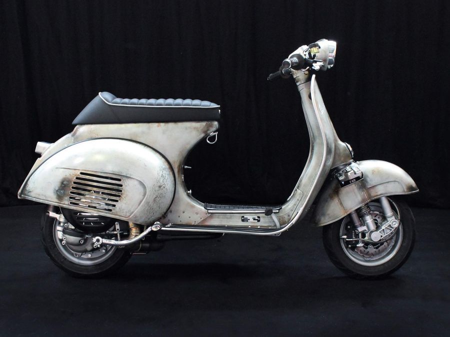 Custom Vespa VNB 260 Grigio Rawstyle