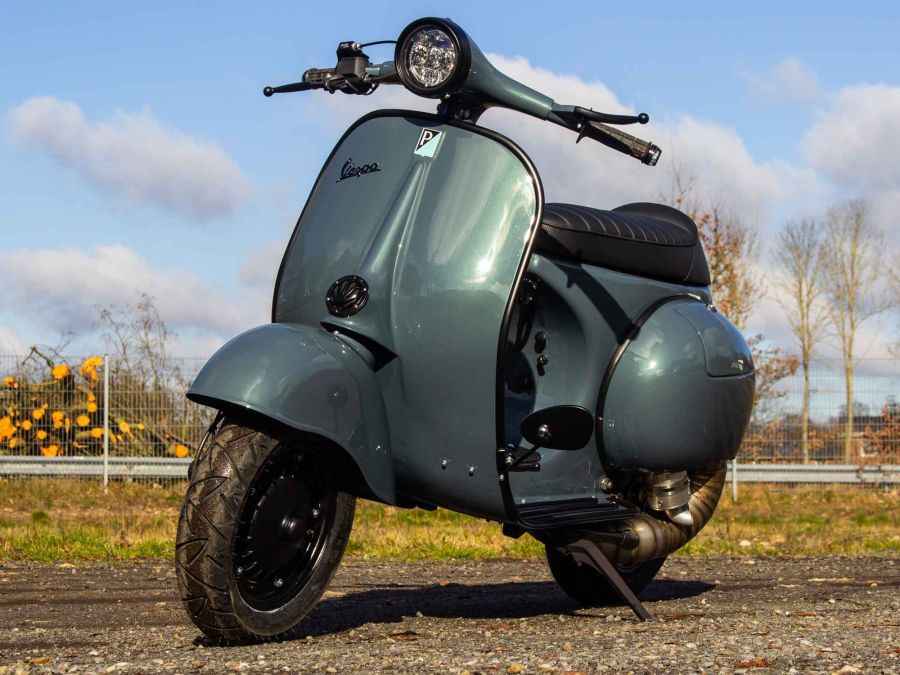 Vespa GS 244 Conversion Sage Green
