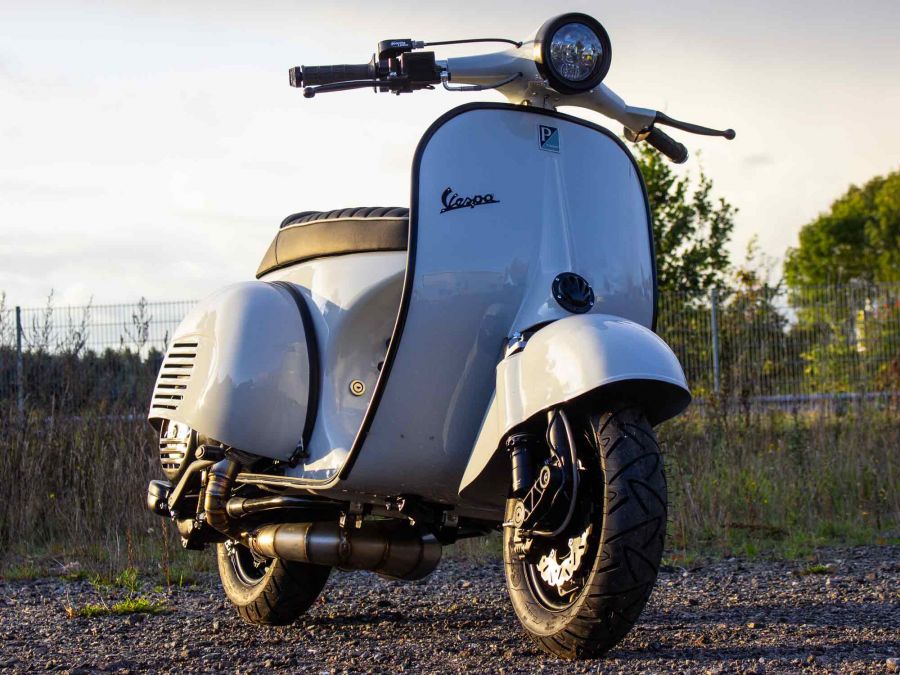 Custom Vespa VNB 244 Grigio Ametista