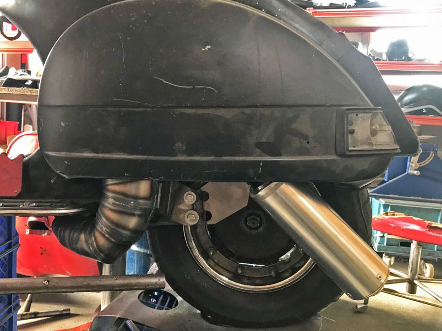 Vespa Rennauspuff - Sonderanfertigungen