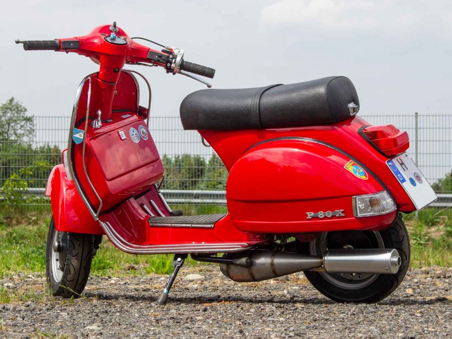 Custom Vespa PX 244 rot