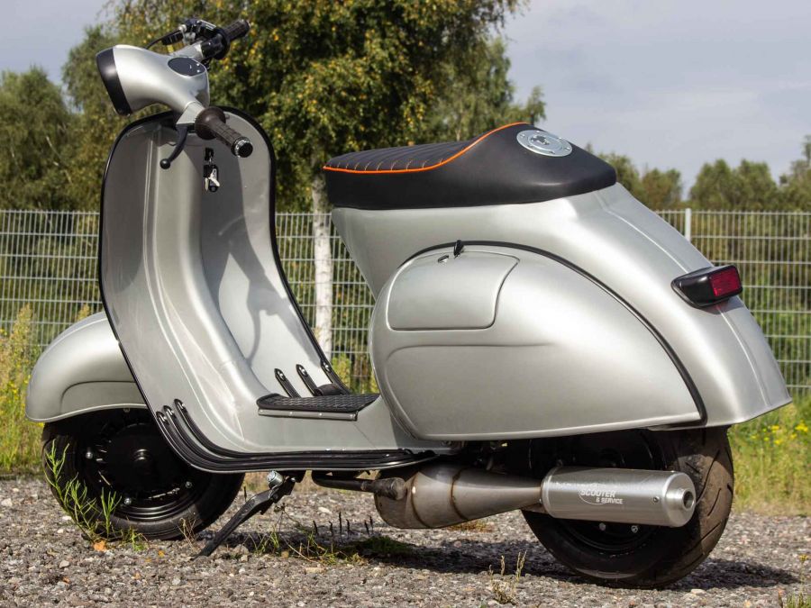 Vespa VNB 244 Mercedes Silbergrau