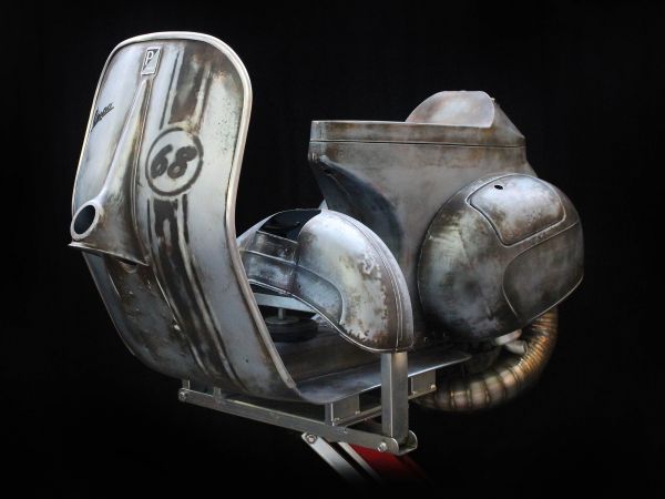 Vorschau: Vespa Rawstyle Lackierung und Rennauspuff-Sonderanfertigung Vorschau: Vespa Rawstyle Lackierung und Rennauspuff-Sonderanfertigung