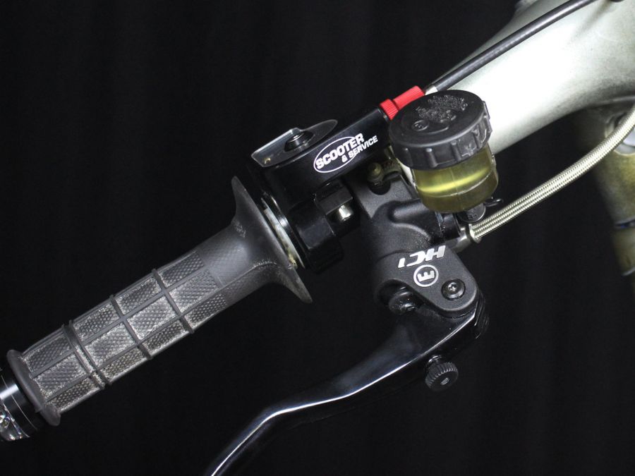 Kurzhub-Gasgriff Scooter & Service 90° CNC