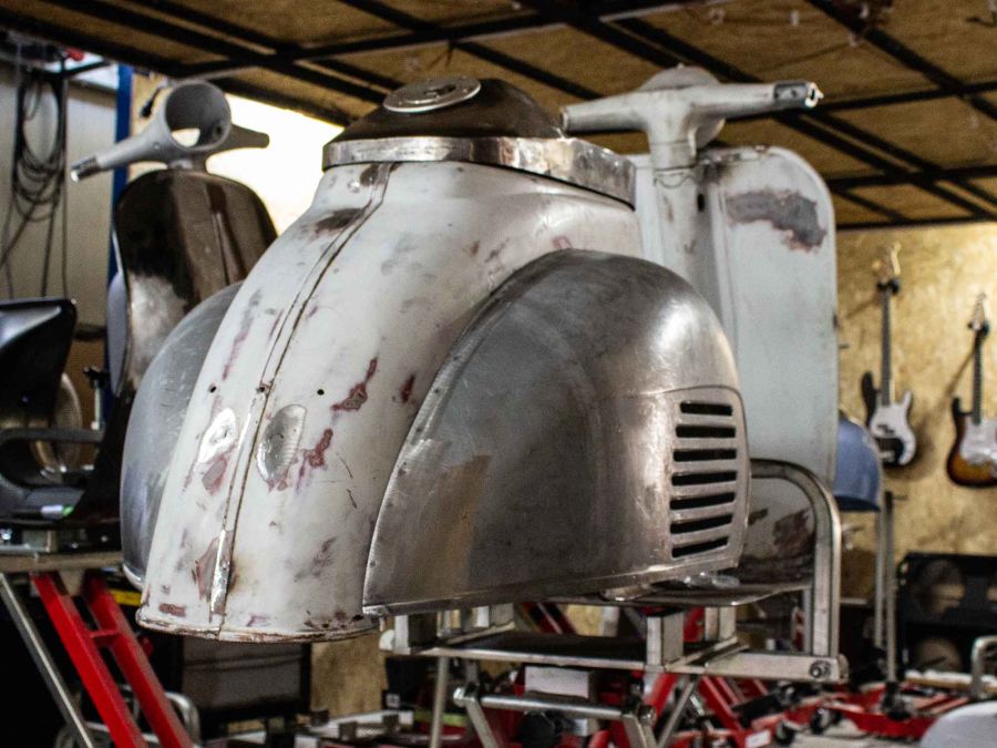 Vespa VNB 244 Mattschwarz