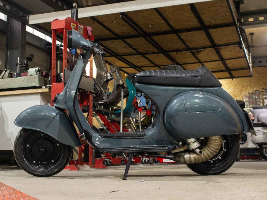 Vespa GS 244 Conversion Sage Green