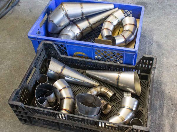 Vorschau: Auspuff Lambretta für Quattrini 210 Vorschau: Auspuff Lambretta für Quattrini 210