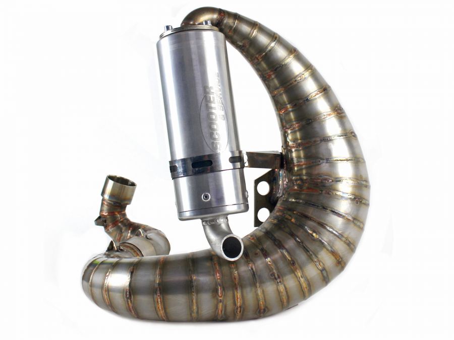 Auspuff PX 200 Scooter & Service für Quattrini M232-260ccm Curley