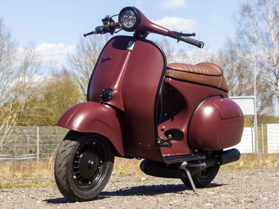 Vespa VNB 244 Schwarzrot