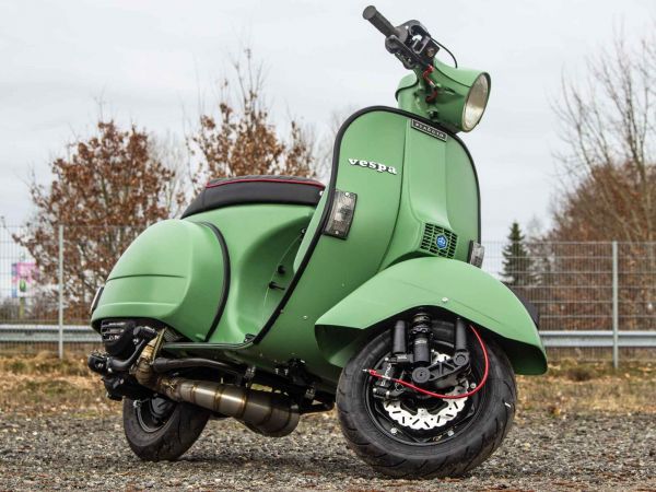 Vorschau: Custom Vespa PX 244 Grün Vorschau: Custom Vespa PX 244 Grün