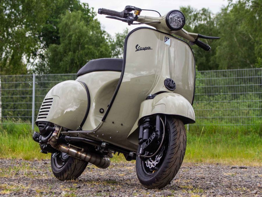 Vespa VNB 244 Porsche Steingrau