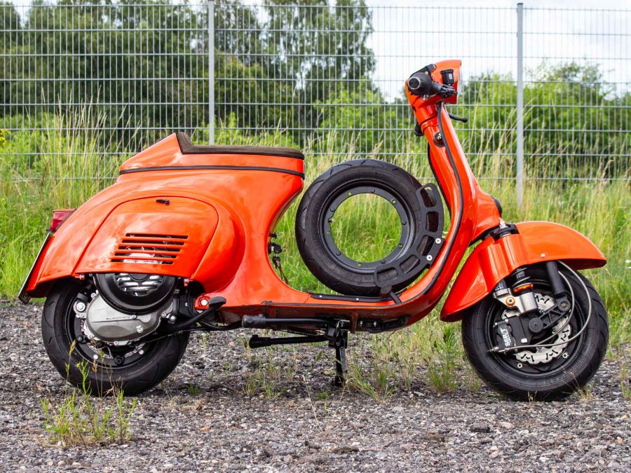 Vespa 200N Orange