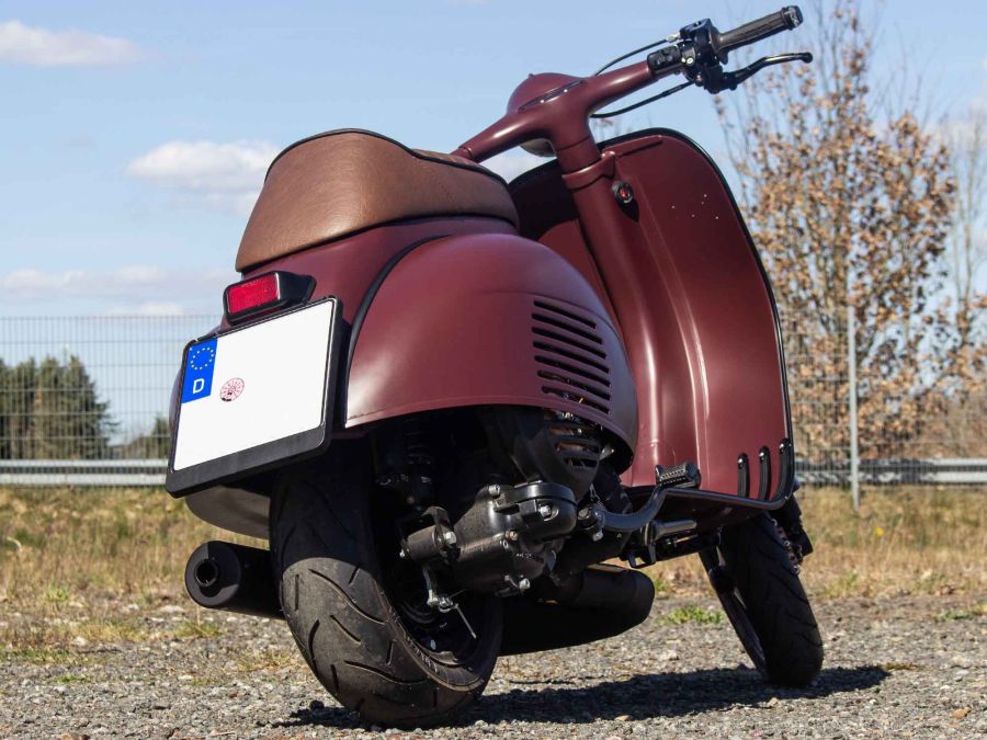 Vespa VNB 244 Schwarzrot