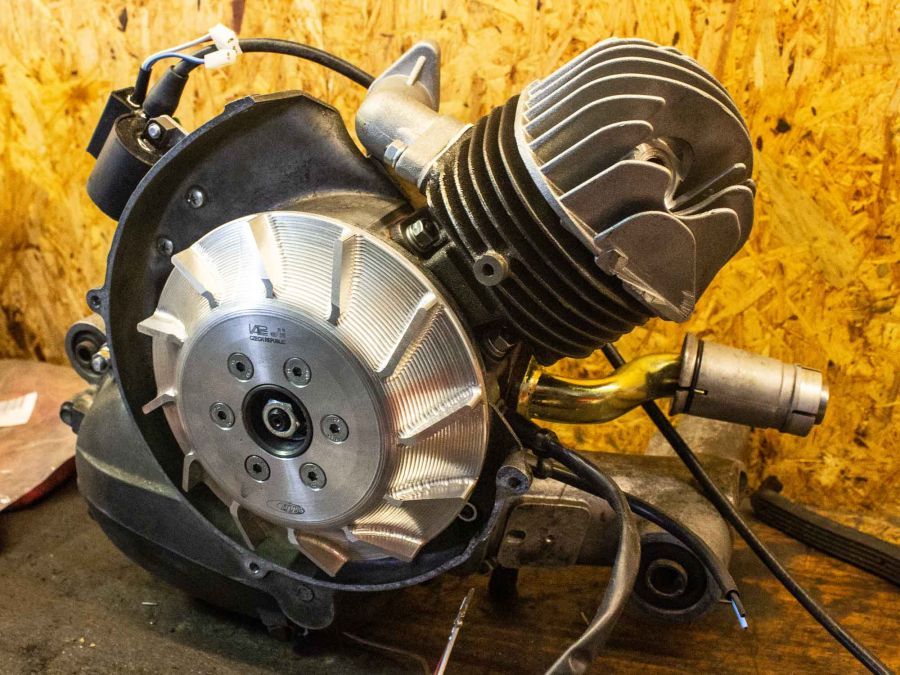 Vespa V50 1. Serie Restauration