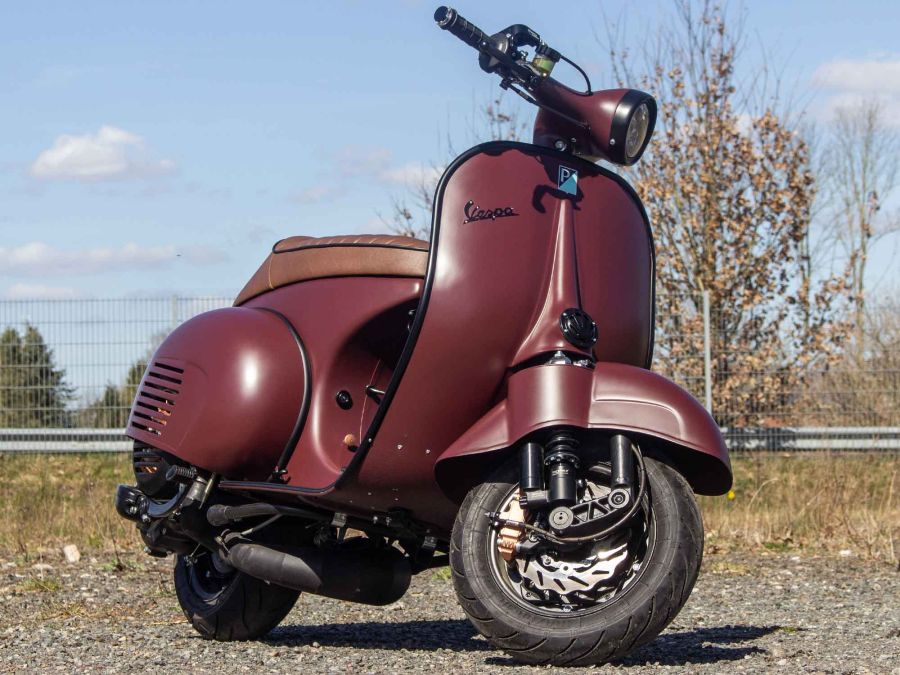 Vespa VNB 244 Schwarzrot