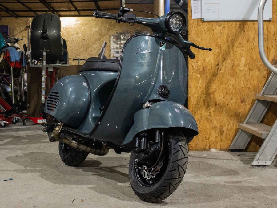 Vespa GS 244 Conversion Sage Green
