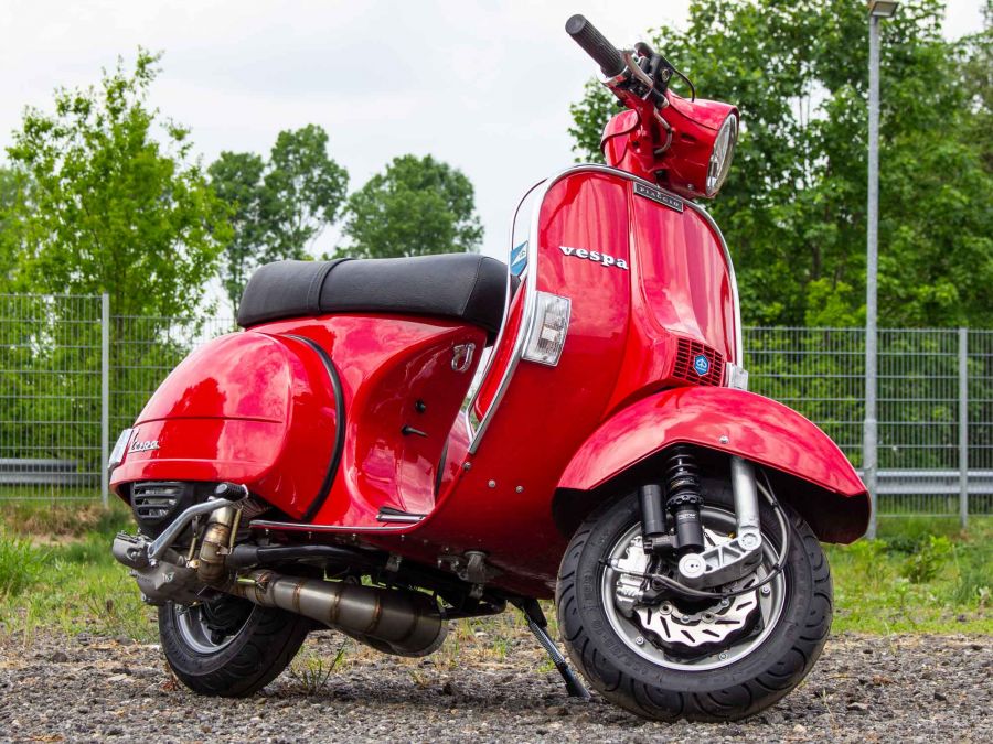 Custom Vespa PX 244 rot